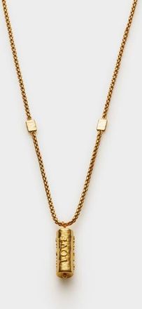 Katie Loxton Love Language Necklace in Gold Coated at Nordstrom, Size 18