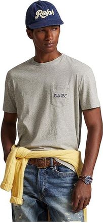 Polo Ralph Lauren Classic Fit Polo Bear Jersey T-Shirt Mens Clothing Loft Heather/Heritage Bear : 2XL, Cotton/Jersey