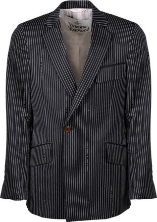 Vivienne Westwood Blazers - Heren - Blazers - Zwart - L - Katoen - Jassen