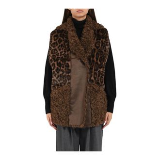 Lou Andr&eacute;a Jassen, Dames, Veelkleurig, L, Mika-Leopard Vest