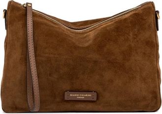 Gianni Chiarini Nora Pouch - Dames - Clutches - Bruin - ONE Size - Leer - Tassen
