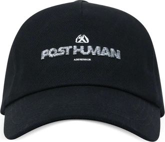 Ader Error embroidered-detail baseball cap - unisex - Cotton - M - Black