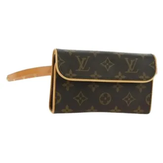 Louis Vuitton Pre-owned Belt Bags, female, Brown, Size: ONE SIZE Pre-owned Pochette Florentine Waist Bag