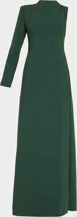 Black Halo Kali One-Sleeve Maxi Dress
