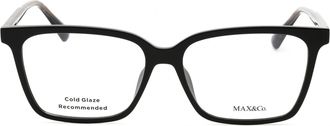 Max & Co. MO5052 Rectangular Propionate Eyeglasses - Black