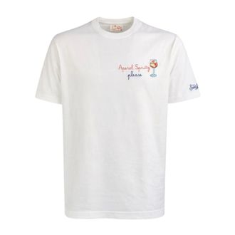 MC2 Saint Barth T-Shirts, male, White, Size: XL Portofino T-shirt