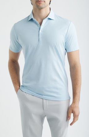 Johnnie-O Elba Top Shelf Cotton Blend Piqu&eacute; Polo in Airy Blue at Nordstrom, Size Xx-Large