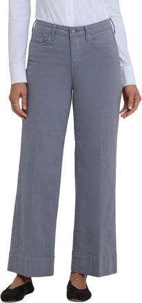 NYDJ Nydj Petite Teresa Shadow Blue Wide Leg Jean