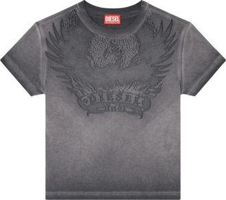 Diesel T-Shirts - Dames - T-shirts - Grijs - M - Tops