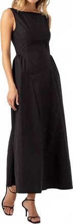 Sundays Parke Sleeveless Dress In Black