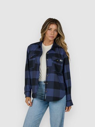Salty Crew Fathom Flannel Hemd blau