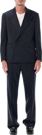 Lardini Double-Breasted Wool Lapel Suit