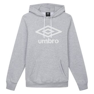 Umbro Herenlogo Hoodie (Grijze Mergel)
