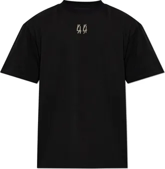 44 Label Group Uomo, Top, Nero, 2Xl, new
