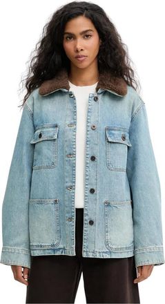 Miss Sixty Jassen, Dames, Blauw, S, Denim, Pocket Denim Jacket