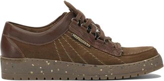 Mephisto Rainbow Velour Veterschoen - Heren - Sneakers - Bruin - 45 1/2 EU - Leer - Schoenen