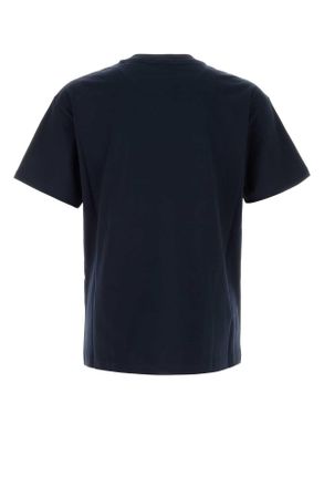 Givenchy Mens Dark Blue Cotton T-Shirt Navywhite Exterior Exterior: T-shirts And Polos