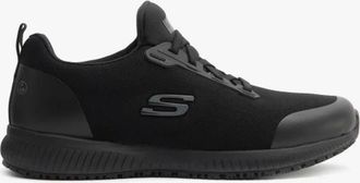 Skechers Mens Skechers Work 200051EC SQUAD - MYTON SR Mens Occupational Trainers Black - Size: 10.5