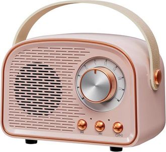 OEM Altavoz Bluetooth Retro, Rosa