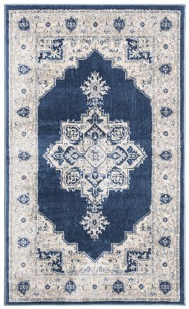 Safavieh Alfombra azul/beige 91 x 152 cm