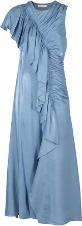 Ulla Johnson Gowns, female, Blue, Size: S Lali Maxi Dress