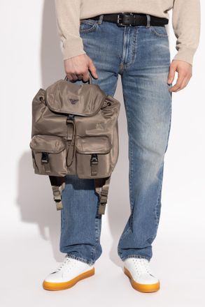 Emporio Armani Backpack From The Sustainability Collection, Mens, Brown