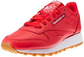 Reebok Unisex Classic Leather Sneaker, Vector Red Ftwr White Reebok Rubber Gum 03, 7.5 UK Men/ 9 UK Women