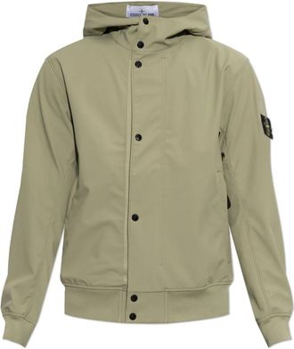 Stone Island Hooded Jacket - Heren - Zomerjassen - Groen - 2XL - Leer - Jassen
