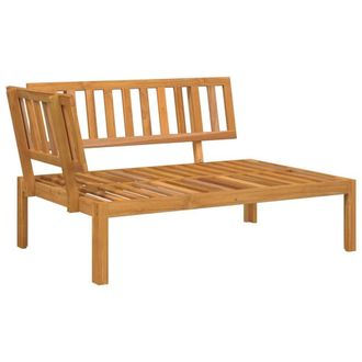 Berkfield Home Beautiful Garden Pallet Corner Sofas 2 pcs Solid Wood Acacia in Brown