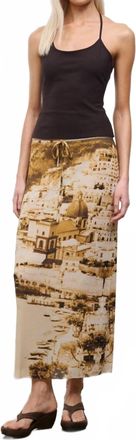 Staud Womens Porta Skirt In Cliffside