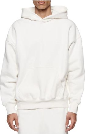 Purple Basic Hoodie - Heren - Hoodies - Wit - L - Katoen - Hoodies & sweatvesten