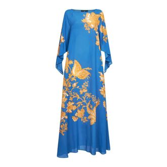 Etro Etro, Maxi Dresses, female, Blue, Size: L Etro Dresses Clear Blue