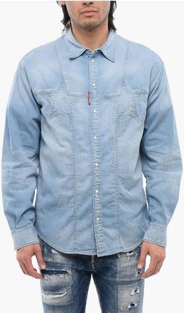 Dsquared2 Denim Shirt With Star Motif size 50