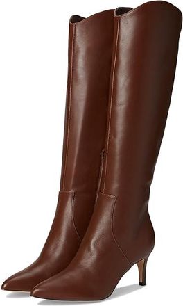 Nine West Sirena Womens Boots Medium Brown Leather : 9.5 M