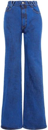 Vivienne Westwood Blauwe Ray 5 Pocket Jeans - Dames - Flared Jeans - Blauw - W28 - Jeans