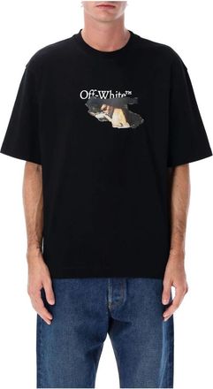 Off-white Zwarte Paint Arrow T-shirt - Heren - T-shirts - Zwart - XL - Katoen - Tops