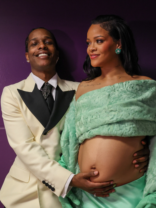 Asap Rocky in Gucci e Rihanna in Bottega Veneta