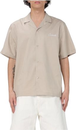 Carhartt Work in Progress Hombre, Camisas, Beige, Talla: M
