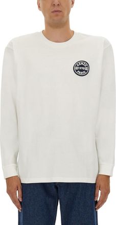 Kenzo White Logo Crew Neck T-Shirt