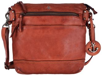Harbour 2nd Handtasche HARBOUR 2ND Isalie2, Damen, Gr. B/H/T: 24cm x 23cm x 6cm, braun (cognac), Rindsleder, Taschen Handtasche, Umh&auml;ngetasche, Schultertasche, Tr