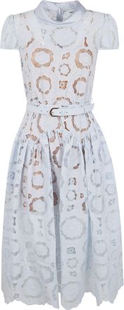 Self Portrait Floral Lace Midi Dress