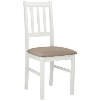 Mirjan24 Mobilier1 - Silla Victorville 146, Blanco, 94x43x40cm, Tapiz, De Madera, Madera, Muebles Ya Montados