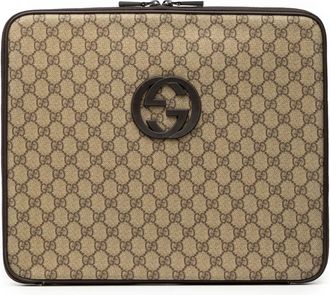 Gucci Clutch in tessuto in tessuto GG Supreme 2000-2015 - Marrone