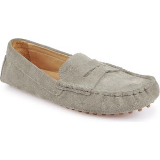 National Comfort Talulah Penny Loafer in Light Grey Suede at Nordstrom, Size 11