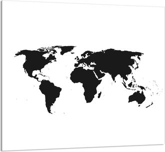 OEM Pannello In Vetro Per Cucina 65x60 Map