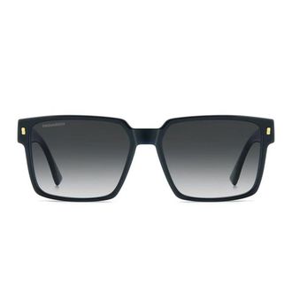 Dsquared2 Sunglasses D2 0202/G/S Pjp9 O Blue/Smoky Gray Men