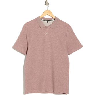 Robert Barakett Rick Knit Polo in Evening Purple at Nordstrom Rack, Size X-Large