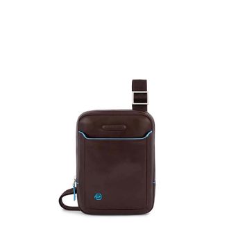 Piquadro Messenger Bags, male, Brown, Size: ONE SIZE Mens crossbody bag