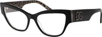 Dolce & Gabbana Stijlvolle Optische Zonnebril 0Dg 3378 - Dames - Brillen - Zwart - 55 MM - Accessoires