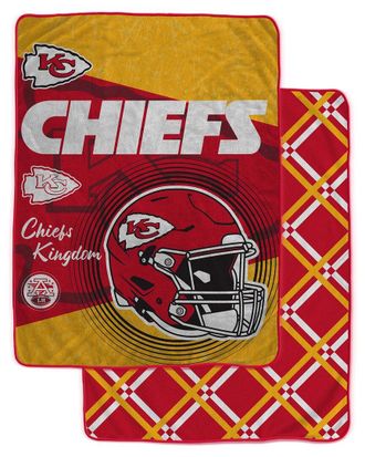 Pegasus Sports Kansas City Chiefs Nfl Team Helmet Oversized Fleece Blanket